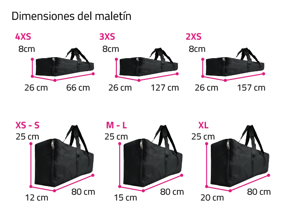 dimensiones del maletin